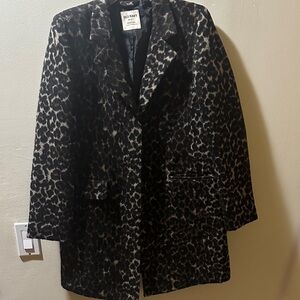 Old Navy Women's Animal Print Blazer